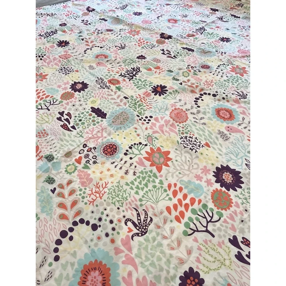 Pottery Barn Kids Margherita Missoni Duvet Cover Full-Queen Colorful Coral Sea
